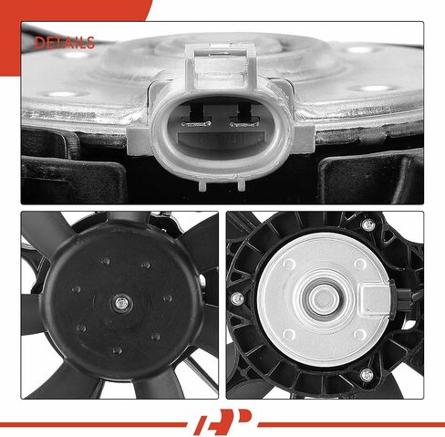 A-Premium Engine Radiator Cooling Fan Assembly Compatible with Select Toyota Models - Prius 2016 2017 2018 2019 2020, L4 1.8L - Replace# 1636137060, 1636336160 in Saudi Arabia