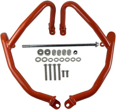 Motorcycle Accessories Engine Bumper Guard Crash Bar Body Frame Protector Falling Protection For 2024 K-T-M Duke 390 Duke390 Part (Orange) in Kuwait