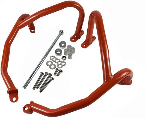 Motorcycle Accessories Engine Bumper Guard Crash Bar Body Frame Protector Falling Protection For 2024 K-T-M Duke 390 Duke390 Part (Orange) in Kuwait