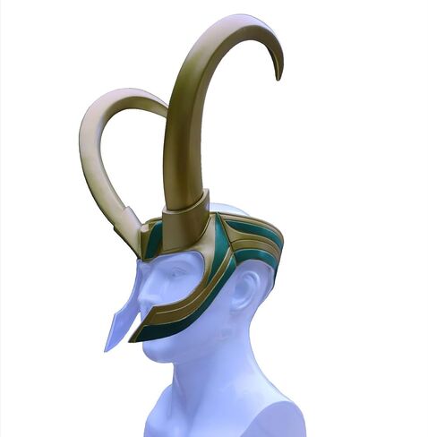 Loki Horns Loki Helmet Crown Mask for Adult Superhero Cosplay Man Halloween Costume in Saudi Arabia