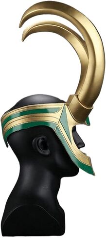 Loki Horns Loki Helmet Crown Mask for Adult Superhero Cosplay Man Halloween Costume in Saudi Arabia