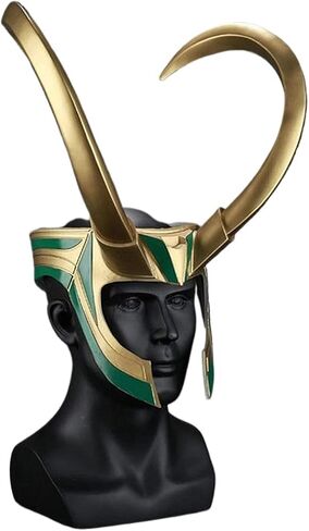 Loki Horns Loki Helmet Crown Mask for Adult Superhero Cosplay Man Halloween Costume in Saudi Arabia