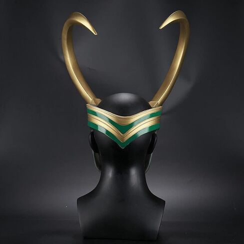 Loki Horns Loki Helmet Crown Mask for Adult Superhero Cosplay Man Halloween Costume in Saudi Arabia