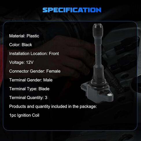 Coil UF550 Ignition Coil Fits لعام 2007 2009 2014 2018 Altima ، 2012 2016 2019 Maxima ، 2013 2015 2017 Pathfinder ، يناسب 350Z Murano Quest G25 M35 2.5L 3.5L ، ما بعد البيع. in Saudi Arabia