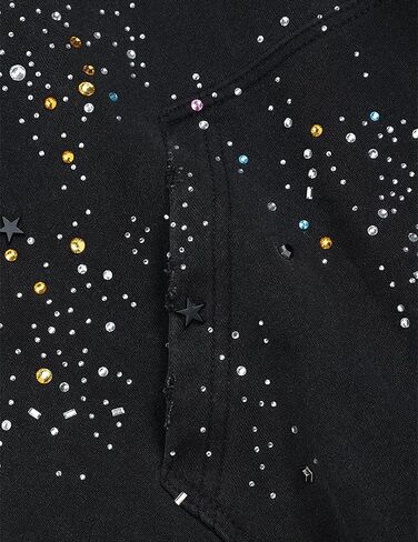 Aelfric Eden Star Rhinestone Zip Up Hoodies Womens Mens Dised مقنعين سترات جنسيقة للجنسين فضفاضة من البلوزات الجيب Y2K in Saudi Arabia