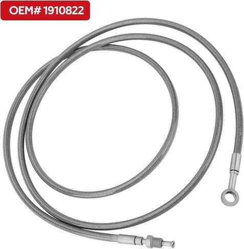 JAVIK Rear Brake Hose Line Master Cylinder to Rear Fitting Cross Fit for Polaris Ranger 500 4x4 2005-2008 Ranger 700 XP 2005-2008 Ranger 500 2x4 2005-2009, OEM#1910822 in Saudi Arabia