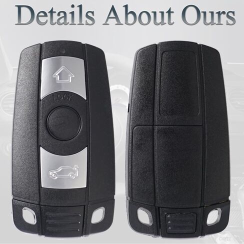 Key Fob Replacement CAS3 Fits for BMW X1 X5 X6 M3 325i,328i,335i,525i,528i,530i,535i,550i & More 2004-2014 Remote Control Keyless Entry KR55WK49127 KR55WK49123 in Saudi Arabia