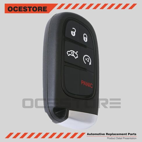 OCESTORE 68394195AA Car Key Fob Keyless Control Entry Remote 68155687AB 5 Button Vehicles Replacement Compatible with 200 300 Charger Challenger 68394191AA in Saudi Arabia