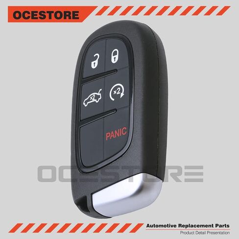OCESTORE 68394195AA Car Key Fob Keyless Control Entry Remote 68155687AB 5 Button Vehicles Replacement Compatible with 200 300 Charger Challenger 68394191AA in Saudi Arabia