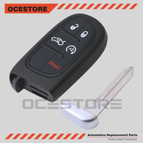 OCESTORE 68394195AA Car Key Fob Keyless Control Entry Remote 68155687AB 5 Button Vehicles Replacement Compatible with 200 300 Charger Challenger 68394191AA in Saudi Arabia