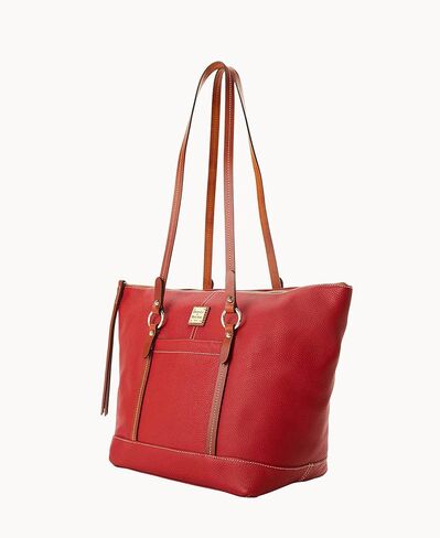 Dooney & Bourke Handbags for Women, Pebble Grain Leather Tote Bag with Zipper & Compartments in Kuwait