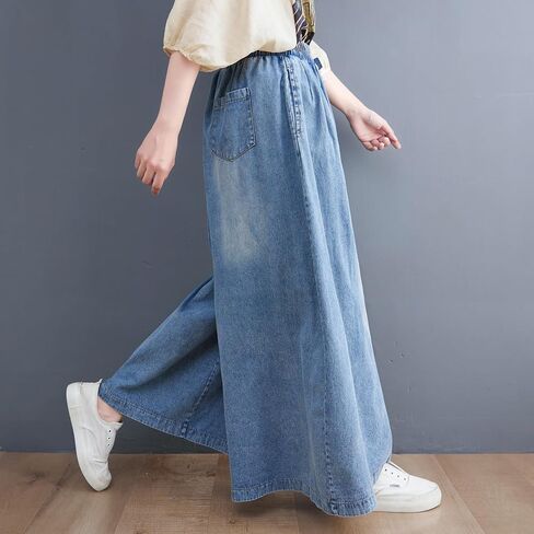 Lai Meng Five Cats Women's Women Wide Wide Legens Carns Prouts المرن مع جيوب in Kuwait