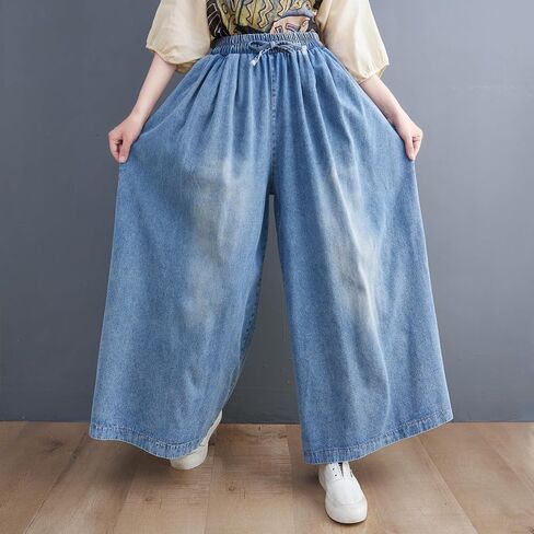 Lai Meng Five Cats Women's Women Wide Wide Legens Carns Prouts المرن مع جيوب in Kuwait