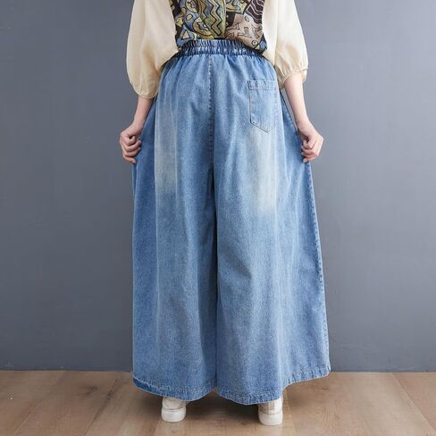 Lai Meng Five Cats Women's Women Wide Wide Legens Carns Prouts المرن مع جيوب in Kuwait