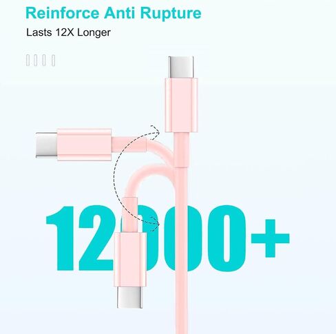 iPad Pro Charger,20W USB C Fast Charger with 10FT Long Fast Charging Cord for iPad Pro 12.9 5th/4th/3rd,11 inch 3rd/2nd/1st,iPad Air 5th/4th Generation,iPad Mini 6th,iPad 10th,iPhone 15 Pro Max/Plus in Saudi Arabia