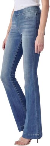 Cello Jeans Women's Mid Rise Easy Flare Pull On Jeggings in Kuwait
