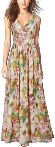 Woosea Womenless Deepe Deep v Neck Sexy شبكة فضفاضة Maxi فستان طويل الطويل in Kuwait