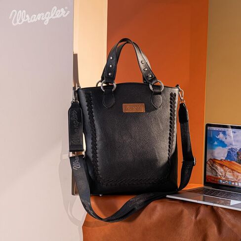 حقيبة حمل Wrangler للنساء الكبرى محافظ حقائب اليد المصممة الغربية in Kuwait