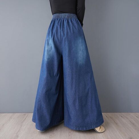 Lai Meng Five Cats Women's Women Wide Wide Legens Carns Prouts المرن مع جيوب in Kuwait