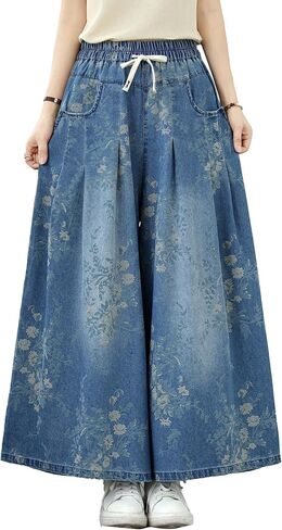 Lai Meng Five Cats Women's Women Wide Wide Legens Carns Prouts المرن مع جيوب in Kuwait
