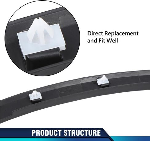 PIT66 الخلفية اليمنى Fender Wheel Flare Trim صب متوافق مع Chevy Trax LTZ 2013-2016/TRAX Premier 2017-2020/TRAX (عارضة الأزياء: LS ، LT) 2013-2022 95298242 ، GM1791123 in Kuwait
