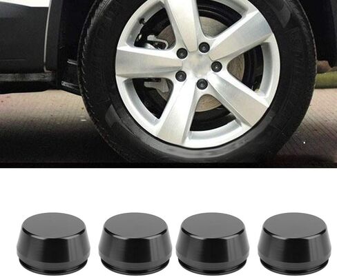 RTX Black Widow Center - Hub (4 PCS 56 Mm / 2.2 Incloy Universal Car Rim Rim Center Cover Cover Cover Aluminium Mody Part) (Black) in Saudi Arabia
