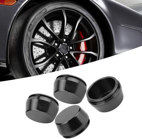 RTX Black Widow Center - Hub (4 PCS 56 Mm / 2.2 Incloy Universal Car Rim Rim Center Cover Cover Cover Aluminium Mody Part) (Black) in Saudi Arabia