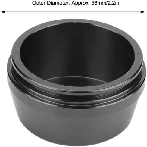 RTX Black Widow Center - Hub (4 PCS 56 Mm / 2.2 Incloy Universal Car Rim Rim Center Cover Cover Cover Aluminium Mody Part) (Black) in Saudi Arabia