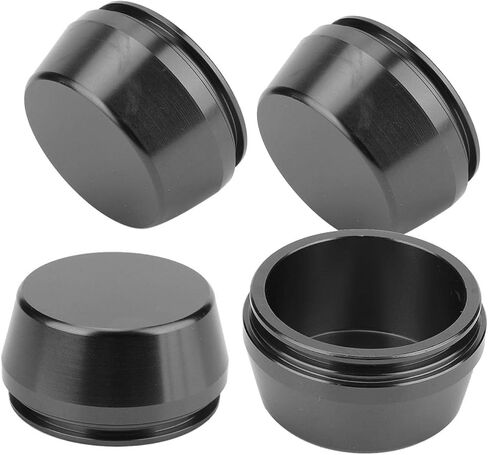 RTX Black Widow Center - Hub (4 PCS 56 Mm / 2.2 Incloy Universal Car Rim Rim Center Cover Cover Cover Aluminium Mody Part) (Black) in Saudi Arabia