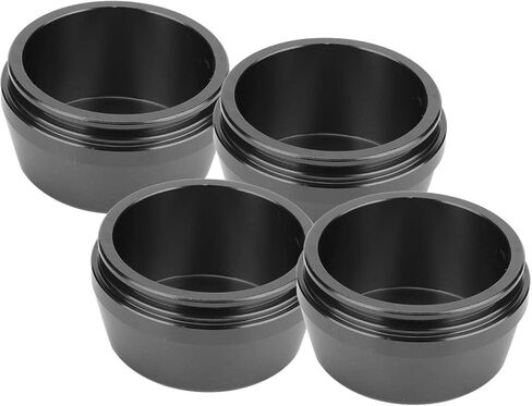 RTX Black Widow Center - Hub (4 PCS 56 Mm / 2.2 Incloy Universal Car Rim Rim Center Cover Cover Cover Aluminium Mody Part) (Black) in Saudi Arabia