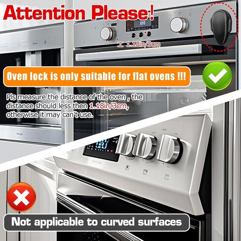 Gas Stove Safety Knob Lock (5 Pack), Baby Proof Stove Oven Locks, Baby Proof Oven Knobs Covers Lock for Child Safety, Oven Knob Safety, Easy to Install, No Tools Need or Drill (Upgraded Black) in Saudi Arabia