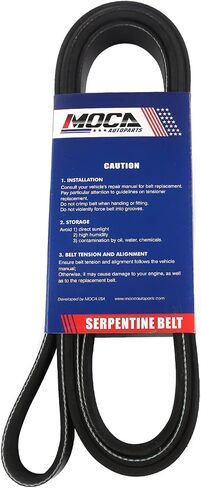 MOCA 6PK1690 حزام EPDM Serpentine Fits لبويك 1998-2004 Regal 3.8L ، لشيفروليه 2004-2005 Impala 3.8L ، 2004-2005 Monte Carlo 3.8L ، لكرايسلر 2011-2013 300 3.6 لتر ، والمزيد in Kuwait