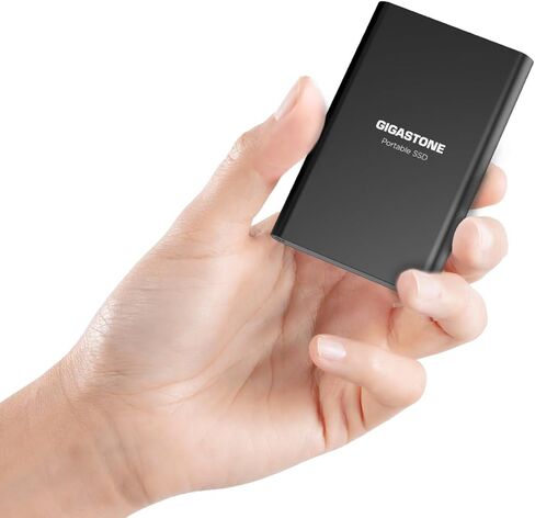 Gigastone 250 جيجابايت SSD خارجي سرعة قراءة 500 ميجابايت/ثانية USB 3.2 نوع C محرك أقراص الحالة الصلبة الخارجي المحمول، 3D NAND Ultra Slim Metal، لجهاز PS4 PC والكمبيوتر المحمول Mac Windows Linux Android Xbox One Smart TV in Saudi Arabia