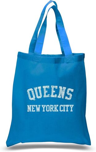 LA POP ART Word Art S Tote Bag - Popular Neighborhoods in Queens New York - Word Art in Kuwait