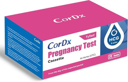 CorDx One Step hCG Pregnancy Test Cassette - 3 Pack in Saudi Arabia