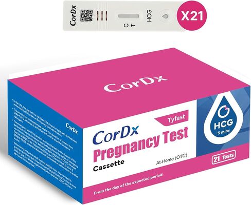 CorDx One Step hCG Pregnancy Test Cassette - 3 Pack in Saudi Arabia