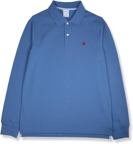 Brooks Brothers Mens Slim Fit All Cotton Long Sleeve Polo Shirt, in Saudi Arabia