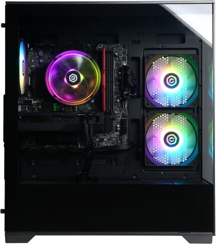 CyberPowerPC Gamer Master Gaming PC ، AMD Ryzen 7 8700f 4.1Ghz ، Geforce RTX 5060 TI 8GB ، 16GB DDR5 ، 1TB PCIE 4.0 SSD ، WIFI Ready & Windows 11 Home (GMA2900A2) in Kuwait