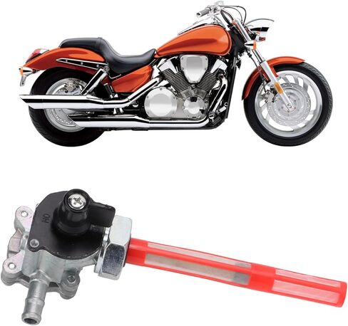 Fuel Petcock Valve Direct OE استبدال 16950-MEM-674 ، صمام الوقود للدراجات النارية Petcock متوافق مع Honda VTX1300C/R/T/S 2004-2009 in Kuwait