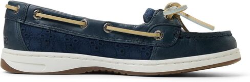 Sperry Women's Angelfish Boat Shoe, Dark Grey Metallic, 7 in Saudi Arabia