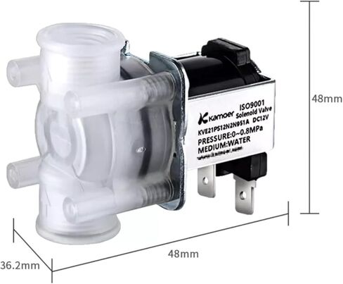 1PCS صمام الملف اللولبي المصغر + الموصلات السريعة 12V/24V مغلقة بشكل طبيعي KVE21PS12N2N951A KVE21PS24N2N951A (KVE21PS2PS2N2N951A 24V) in Saudi Arabia