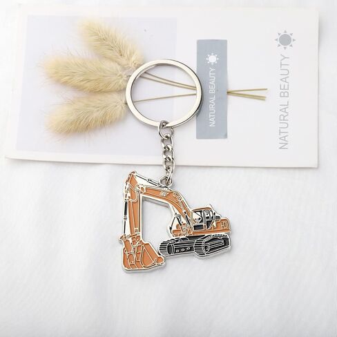 WSNANG Excavator Gifts for Men - Construction Party Keychain & Driver Keychain - Fathers Day Gift in Saudi Arabia