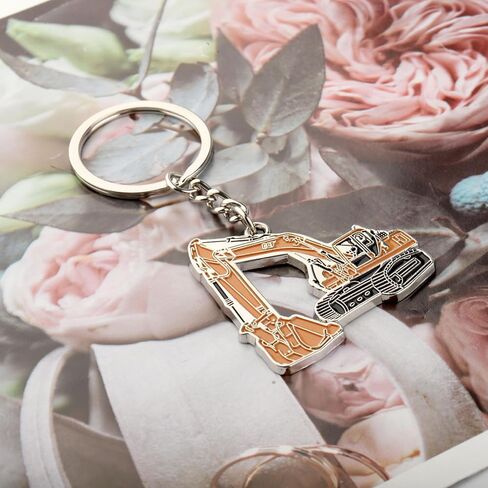 WSNANG Excavator Gifts for Men - Construction Party Keychain & Driver Keychain - Fathers Day Gift in Saudi Arabia
