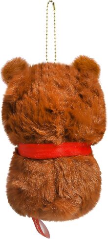 Unique Teddy Bear Shark Cat Plush Keychain – Bag & Purse Charm, for Shark Cat Lovers (Brown) in Saudi Arabia