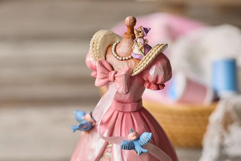 Enesco Disney Traditions Collection by Jim Shore Cinderella Pink Dress Musical Figurine- Stone Resin Hand Painted Collectible Disney Figurines Cinderella's Dress with Music Home Decor Statue, 8.4 Inch in Saudi Arabia