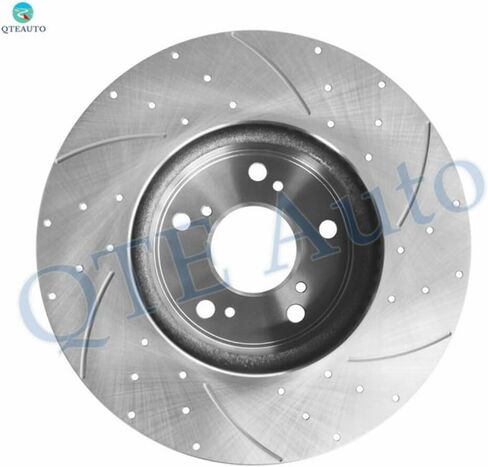 PM Auto Front Drilled Slotted Brake Disc Rotors For 2013-2022 Honda Accord in Saudi Arabia