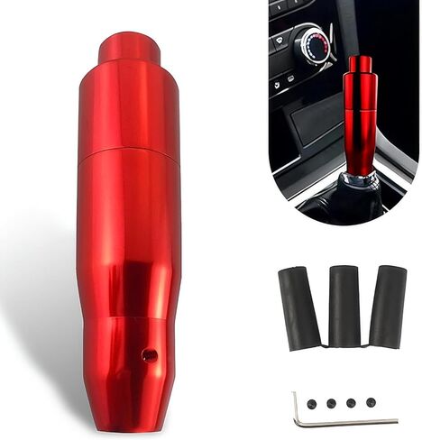 1 PC Car Modified Gear Shift Head, 1.37" x 5.7" Automatic Gear Shift Head Shift Lever, Universal Automobile Interior Decorative Accessories, for Most Automatic Car (Red) in Kuwait