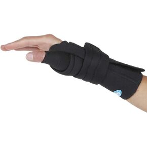 Comfort Cool Thumb CMC Restriction Splint, Provides Direct Support For The Thumb CMC Joint While Allowing Full Finger Function, Left Hand, Large Plus in Kuwait