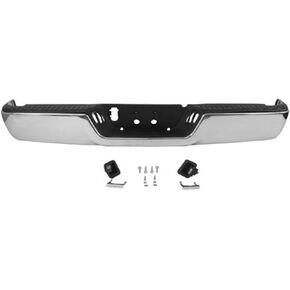 MBI Auto - Chrome Chrome ، مجموعة مصد خطوة خلفية لعام 2009-2018 دودج رام 1500 واط/عادم واحد ، CH1103117 in Kuwait