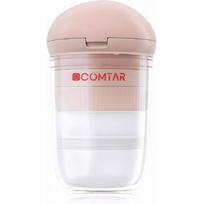 قطع حبوب منع الحمل 4 في 1 مع الكسارة والتخزين والكؤوس-قطع دقيق للحبوب 0.85 بوصة ، شفرة من الفولاذ المقاوم للصدأ ، تصميم مريح (وردي) in Kuwait